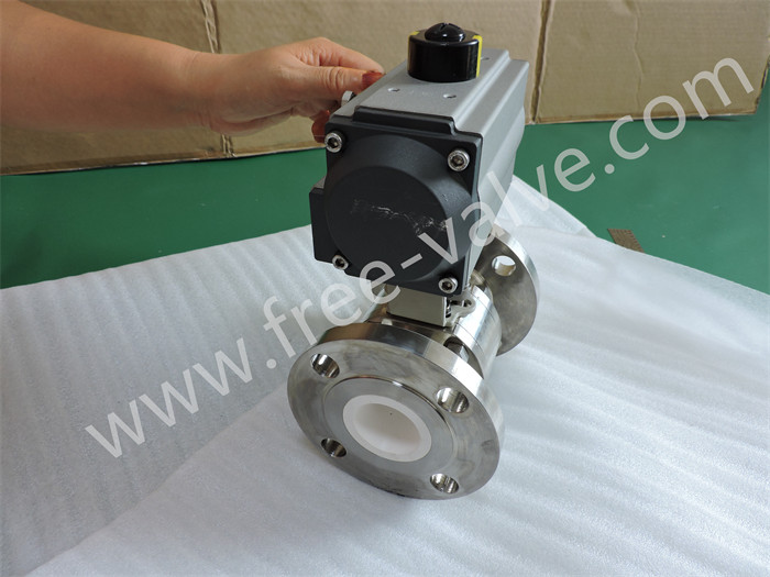 V-notch ceramic segment ball valve