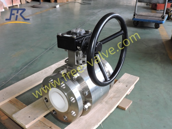 Worm Gear Stainless Steel Ceramic Ball Valve