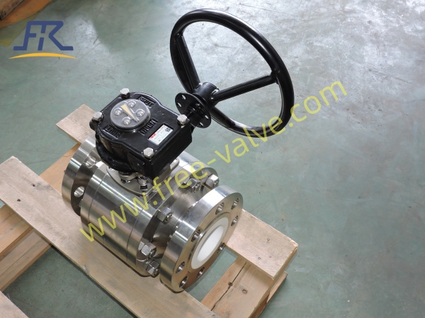 Worm Gear Stainless Steel Ceramic Ball Valve