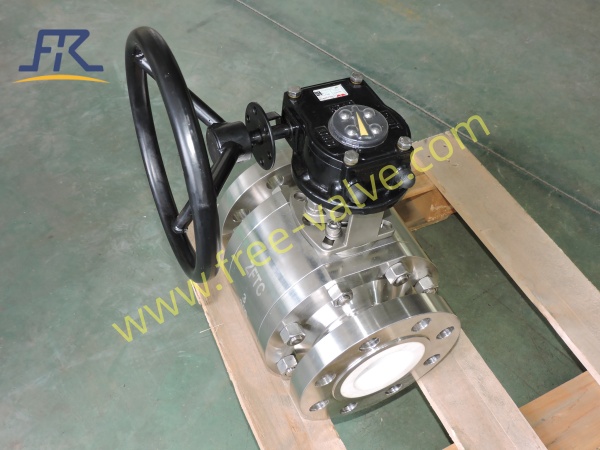 Worm Gear Stainless Steel Ceramic Ball Valve