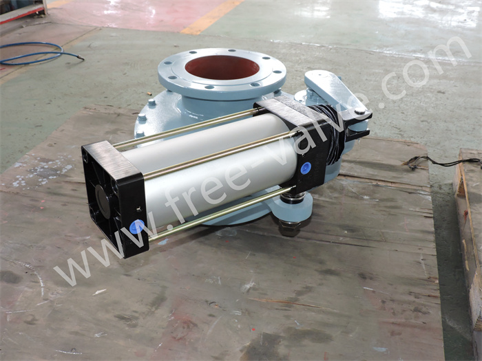 Rotary Disc Knife Gate Valve for Bulk Material Handling