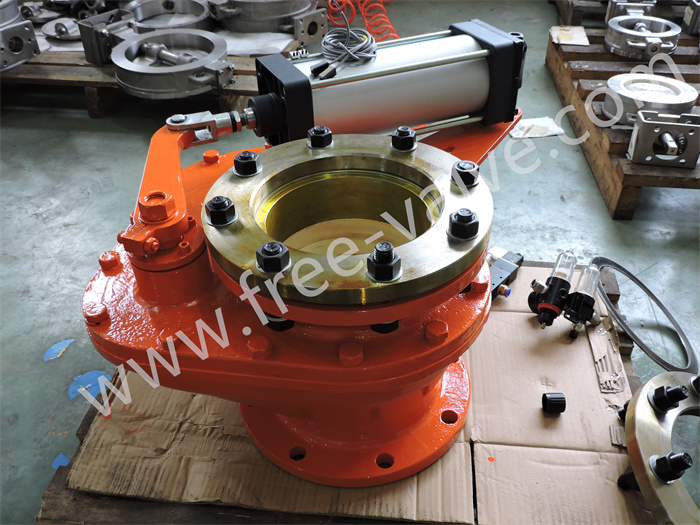 Rotary Disc Knife Gate Valve for Bulk Material Handling