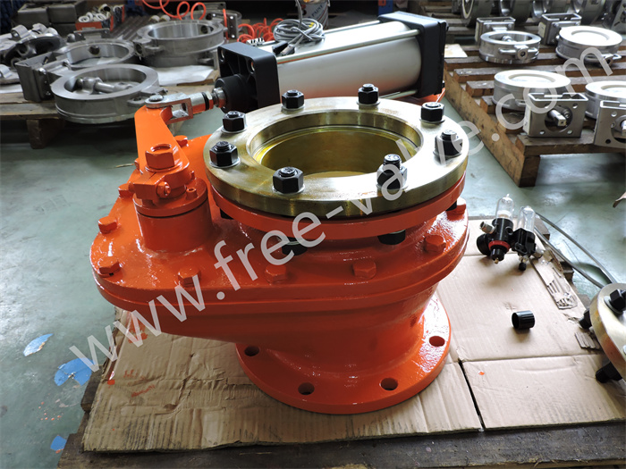 Rotary disc valve for bulk material