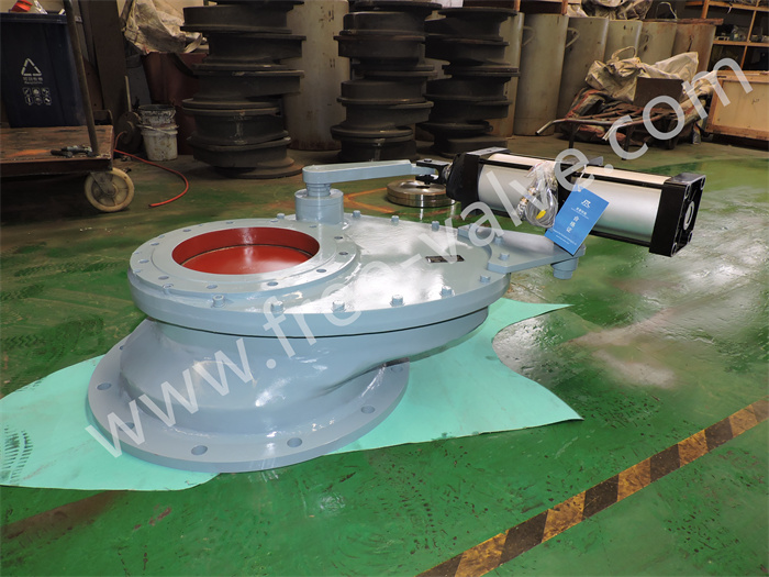 Rotating disc gate valve with tungsten carbide seat FRZ643Y